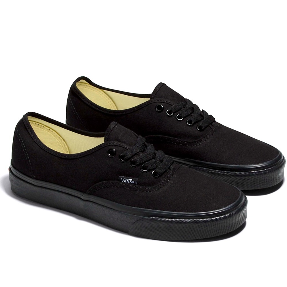 VANS Authentic Heritage Sneaker Black Canvas Mens 8.5/Women’s size 10